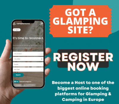 Got a glamping site? Register now for the biggest online booking site for glamping in Europe campsaround campsaroundcom